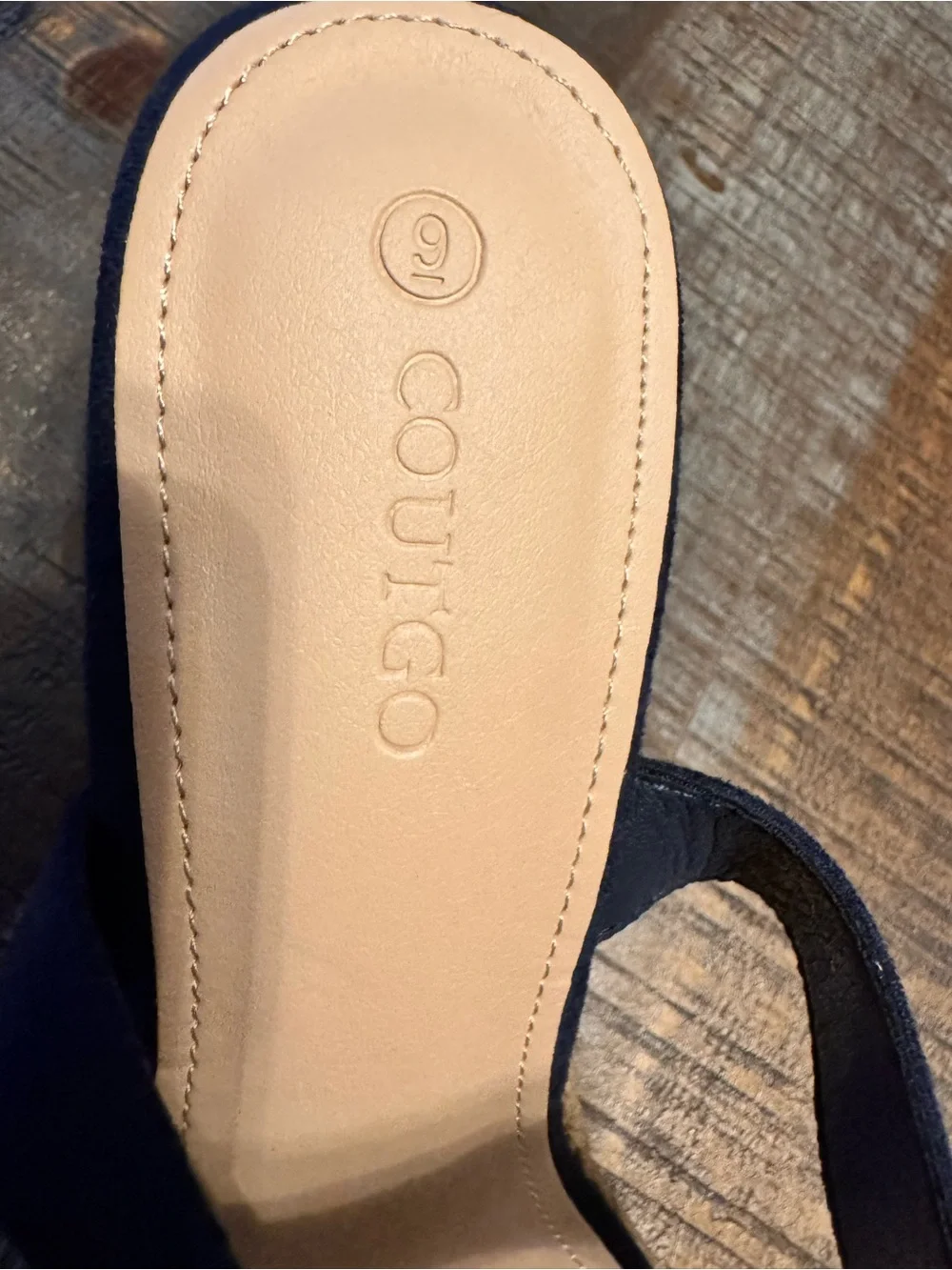 NWT Coutgo Women's Espadrille Wedge Platform Sandals Open Toe Ankle Buckle Strap